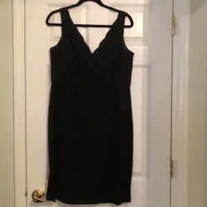 Jones New York lace cocktail dress black 14
